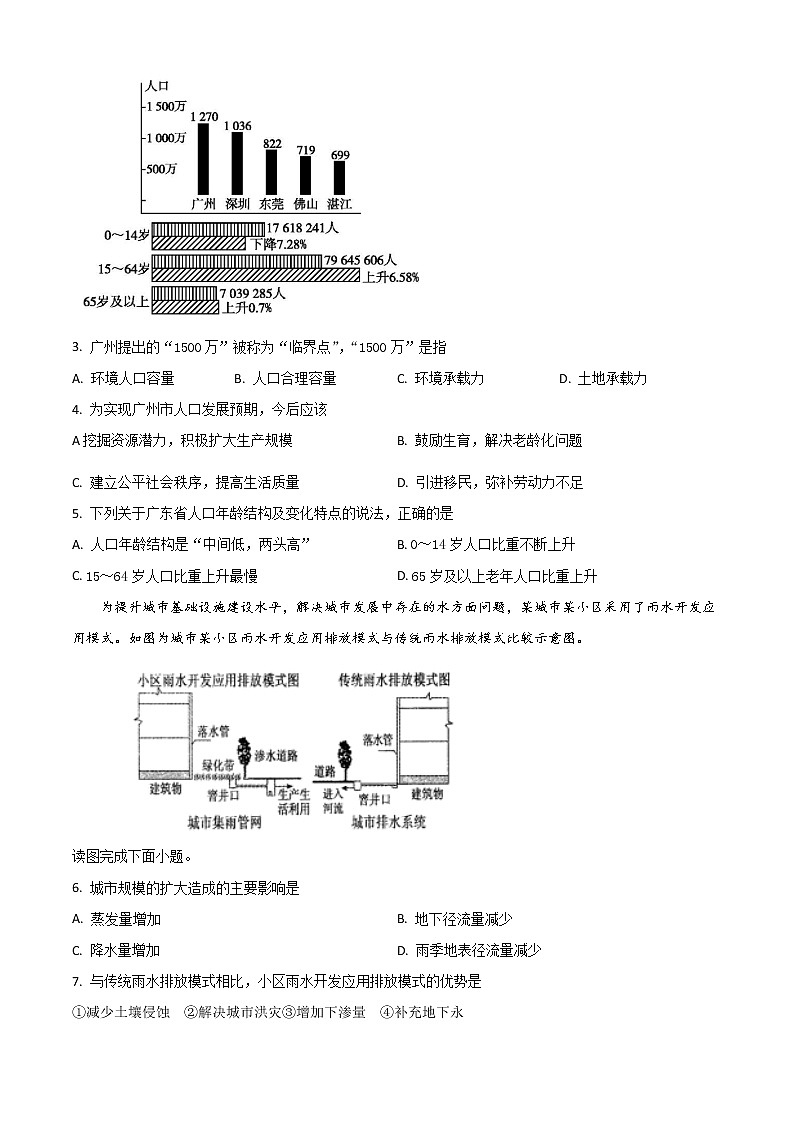 2022池州贵池区高一下学期期中考试地理试题含答案02