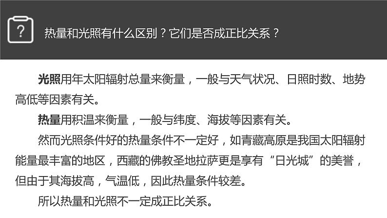 1.2 太阳对地球的影响  课件-2022-2023学年高一地理湘教版（2019）必修第一册第6页