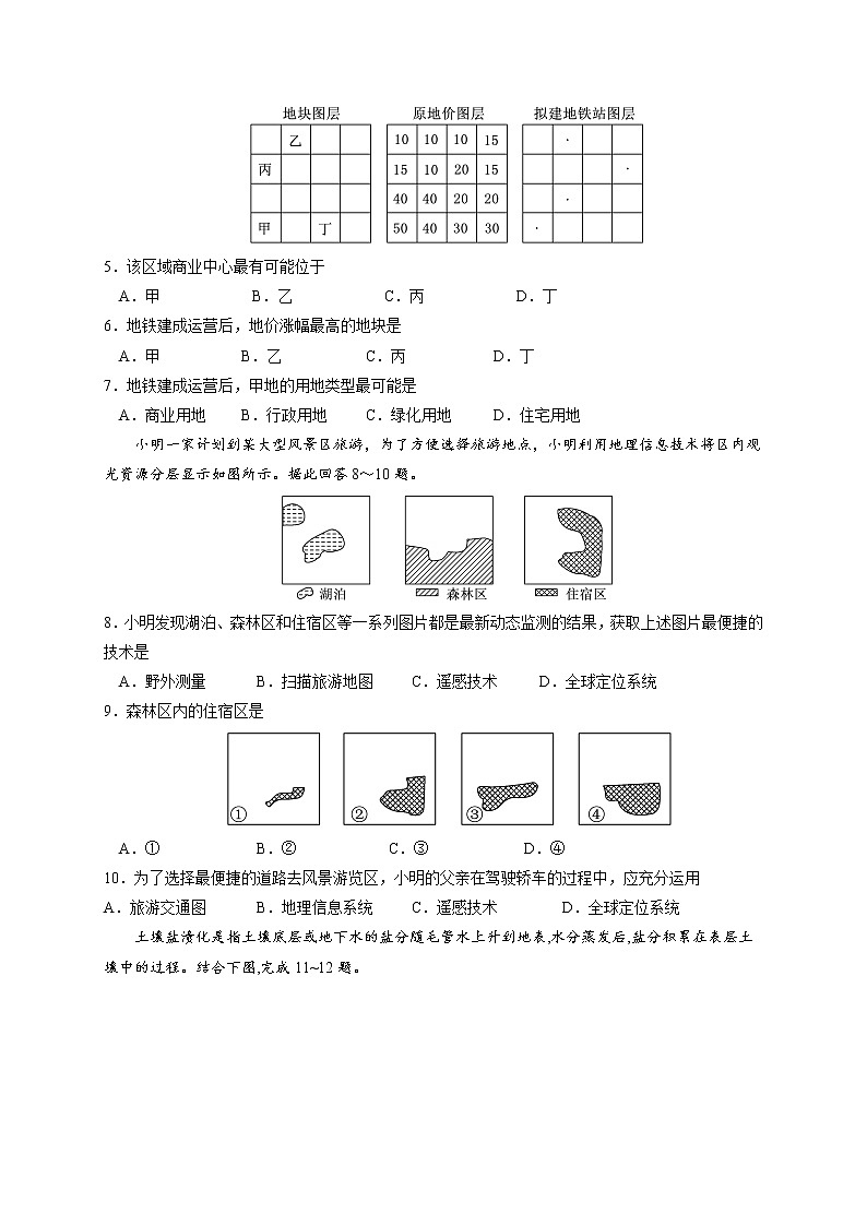 2021河南省宏力学校高二下学期期中考试地理试题含答案02