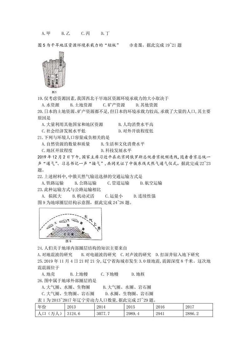 2021北京市新学道临川学校高二上学期期中考试地理试题（可编辑）PDF版含答案03