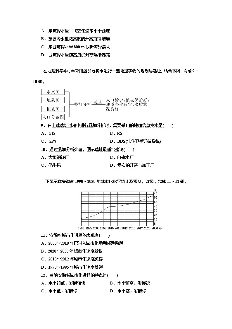 2020石门县二中高二上学期第二次月考地理试题含答案第3页