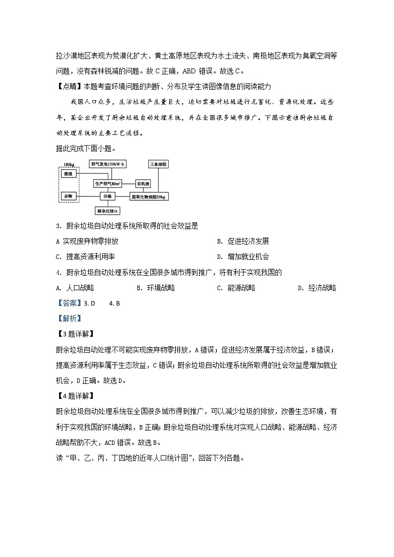 2020【KS5U解析】陕西省吴起高级中学高一下学期第四次（期末考试）地理试题含解析第2页