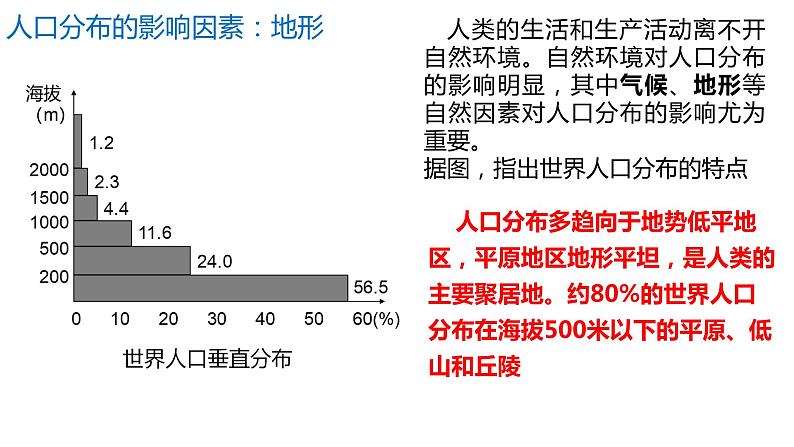 060中国自然地理概况2023届高三地理一轮总复习第四部分人文地理之人口（第1课时人口分布）第7页