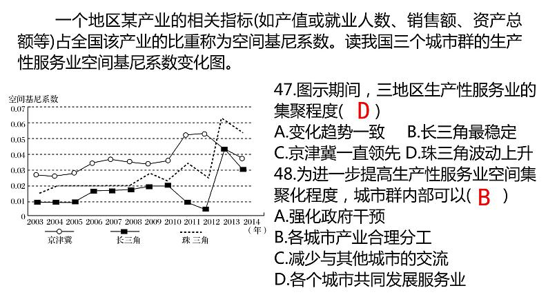 066中国自然地理概况2023届高三地理一轮总复习第四部分人文地理之服务业的区位选择第6页