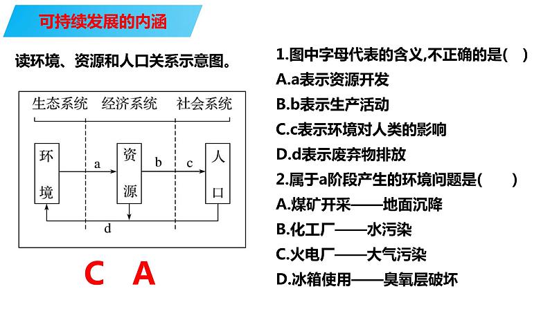 077中国自然地理概况2023届高三地理一轮总复习第四部分人文地理之可持续发展与区域发展战略（第1课时）第2页