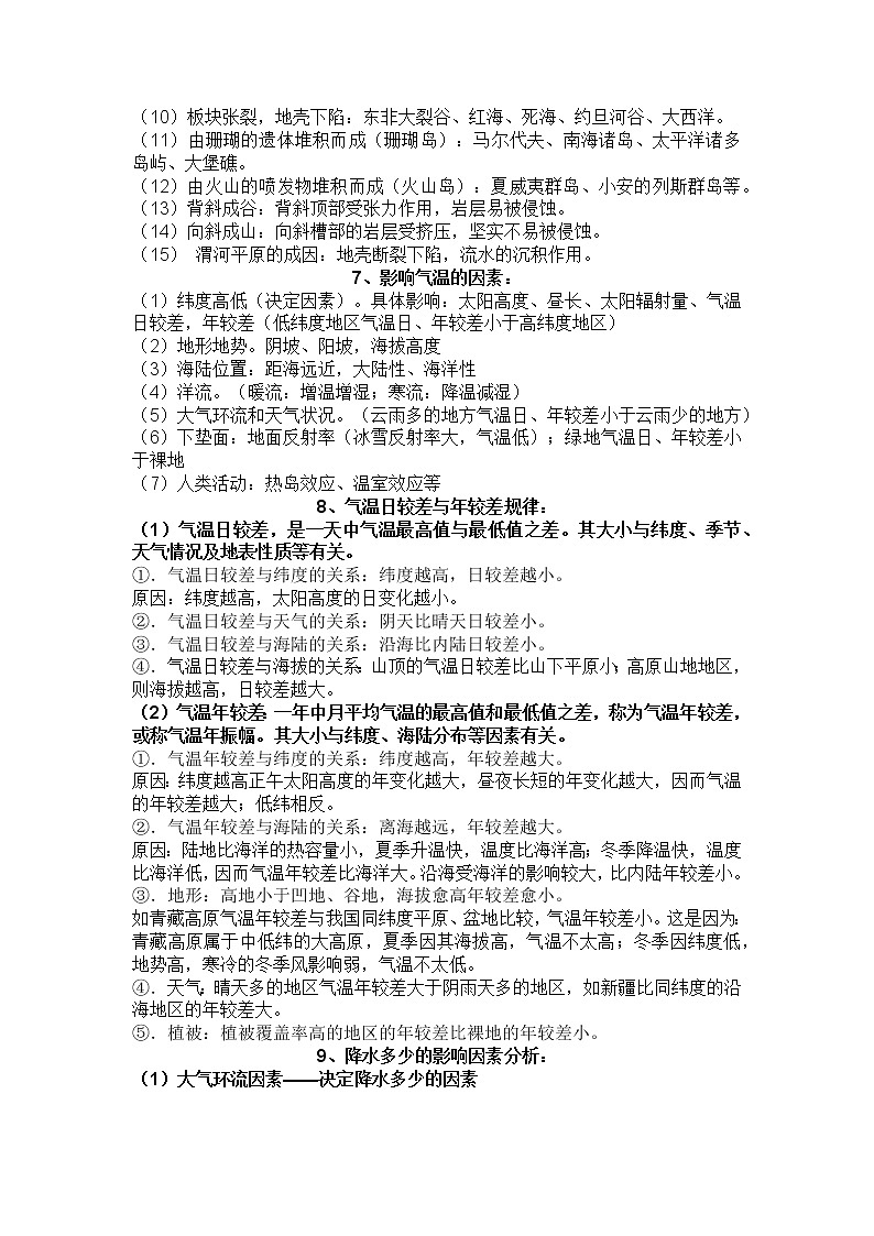 2022高考复习高中地理主观题答题技巧第2页