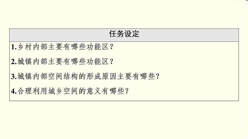 中图版高中地理必修第二册第2章第1节乡村和城镇内部的空间结构课件+学案+练习含答案03