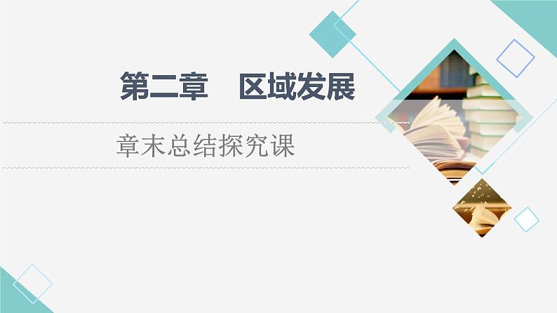 中图版高中地理选择性必修2第2章章末总结探究课课件+学案+测评含答案01