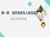 中圖版高中地理選擇性必修3第1章章末總結探究課課件+學案+測評含答案