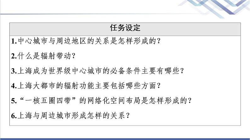 湘教版高中地理选择性必修2第2章第1节大都市的辐射功能——以我国上海为例课件+学案+练习含答案03