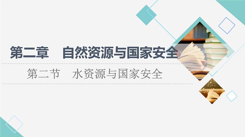 湘教版高中地理选择性必修3第2章第2节水资源与国家安全课件第1页