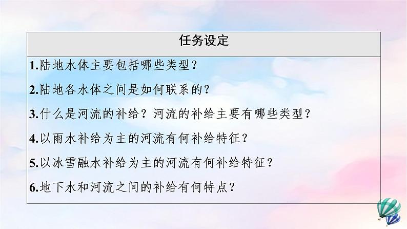 鲁教版高中地理选择性必修1第4单元第1节陆地水体及其相互关系课件+学案+练习含答案03