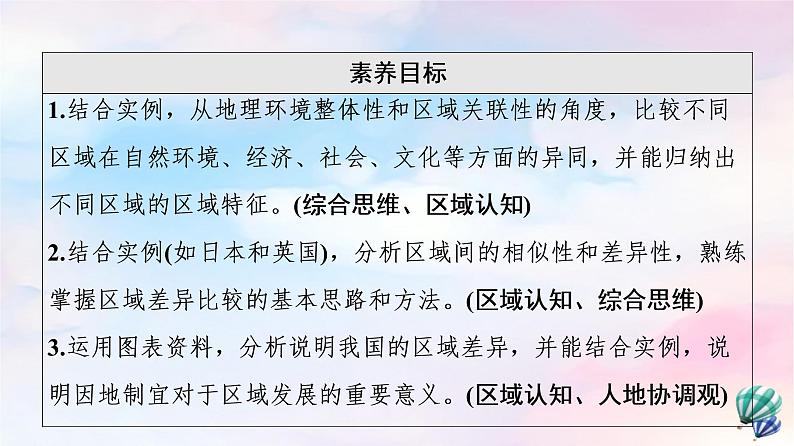 鲁教版高中地理选择性必修2第1单元第2节比较区域发展的异同课件+学案+练习含答案03