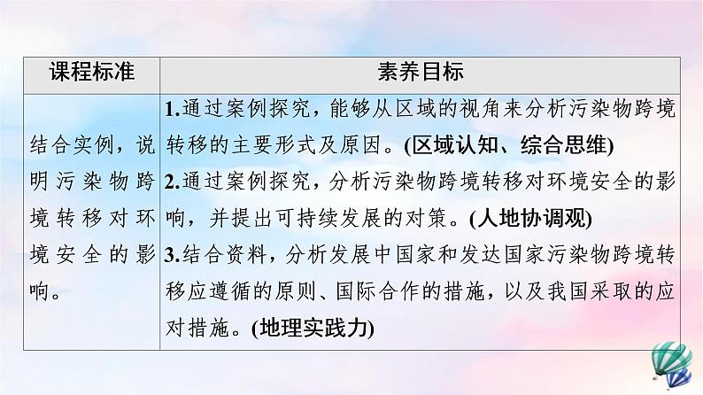 鲁教版高中地理选择性必修3第2单元第3节污染物跨境转移与环境安全课件+学案+练习含答案02