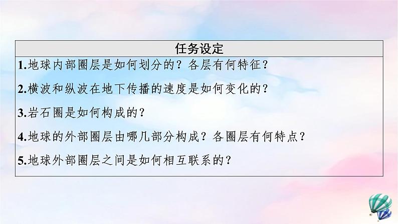 鲁教版高中地理必修第一册第1单元第3节地球的圈层结构课件+学案+练习含答案03