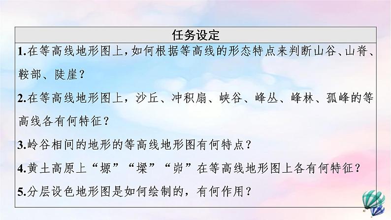 鲁教版高中地理必修第一册第3单元单元活动学用地形图探究地貌特征课件+学案+练习含答案03