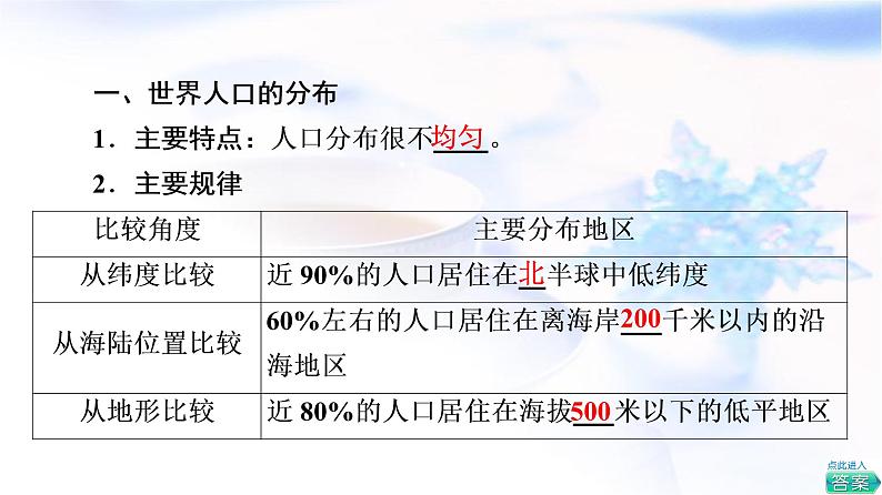 人教版高中地理必修第二册第1章第1节人口分布课件+学案+练习含答案04