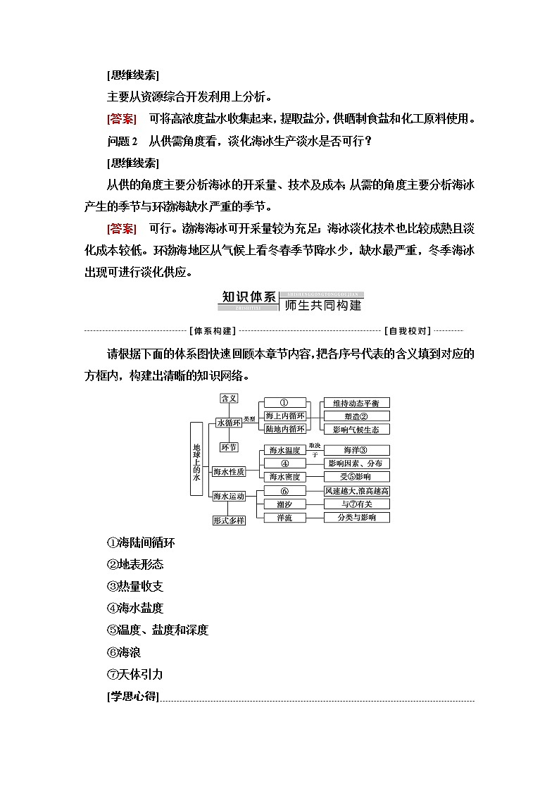 人教版高中地理必修第一册第3章章末总结探究课课件+学案02