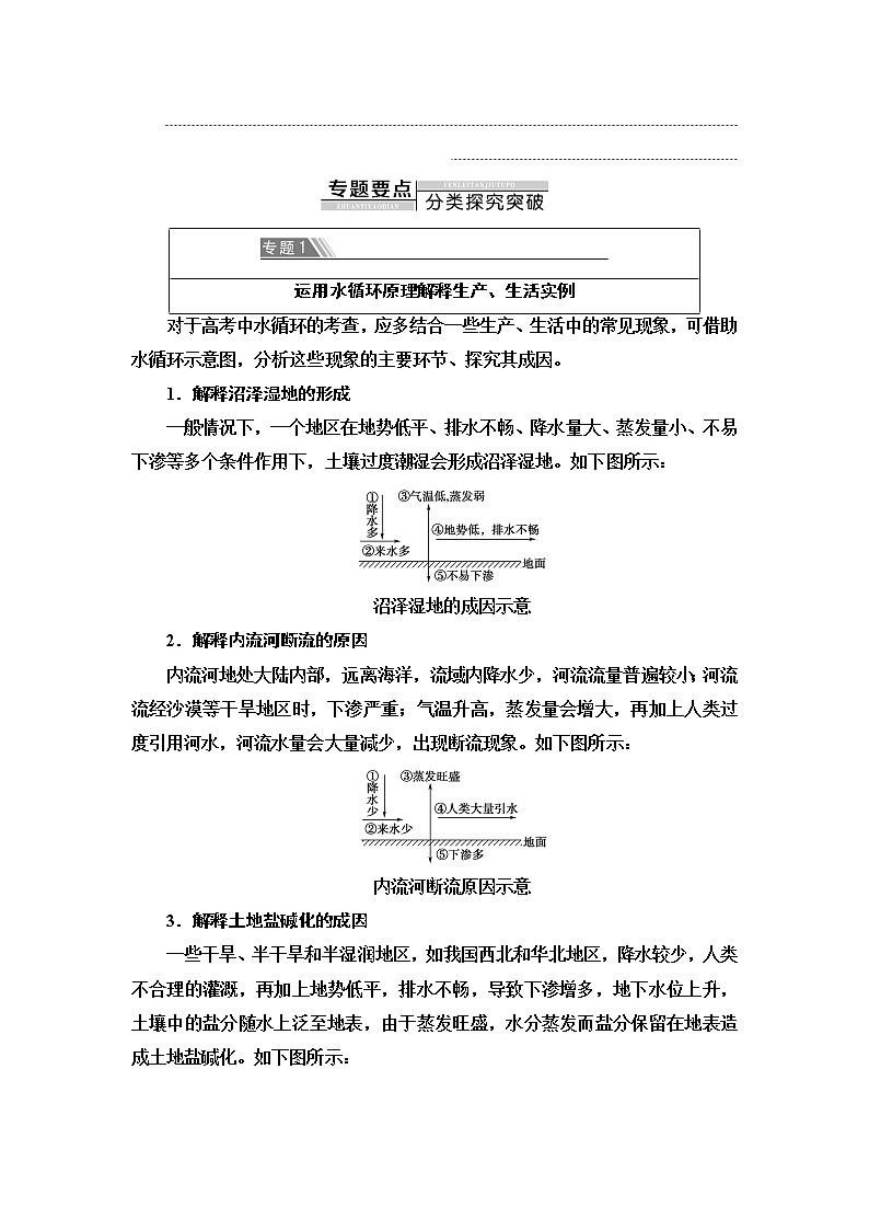 人教版高中地理必修第一册第3章章末总结探究课课件+学案03