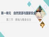 鲁教版高中地理选择性必修3第1单元第3节耕地与粮食安全课件+学案+练习含答案