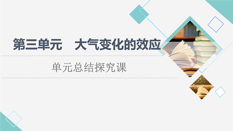 鲁教版高中地理选择性必修1第3单元单元总结探究课课件+学案01