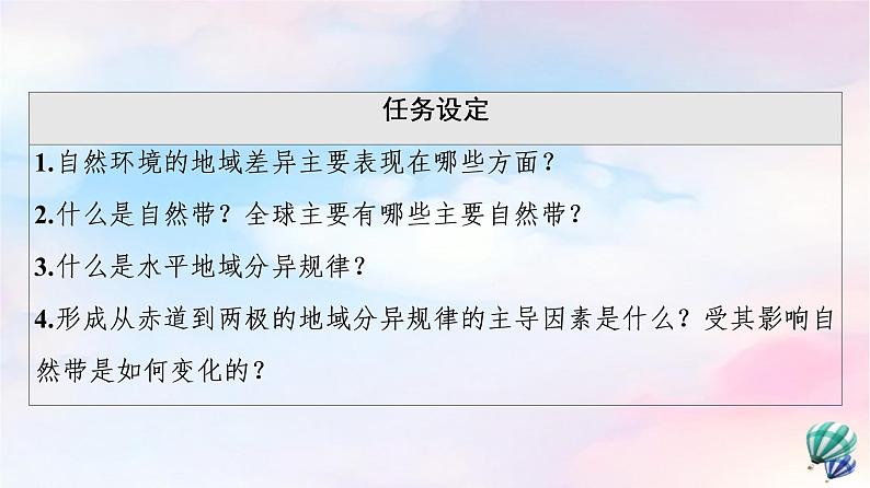 鲁教版高中地理选择性必修1第5单元第1节自然环境的差异性课件学案练习含答案03