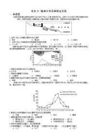 【备战2023高考】地理微专题讲与练——考点31《陆地水体及其相互关系》检测题（含解析）（新高考专用）