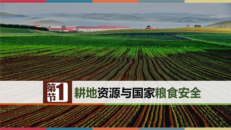 2.1耕地资源与国家粮食安全 课件+练习-高二地理（湘教版2019选择性必修3）01