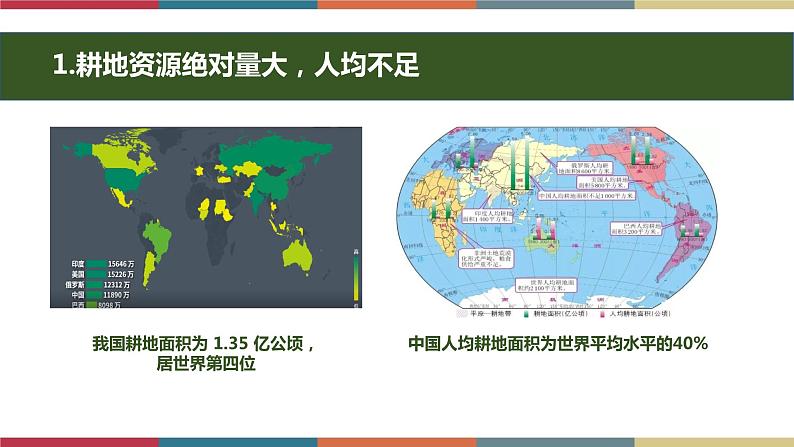 2.1耕地资源与国家粮食安全 课件+练习-高二地理（湘教版2019选择性必修3）08