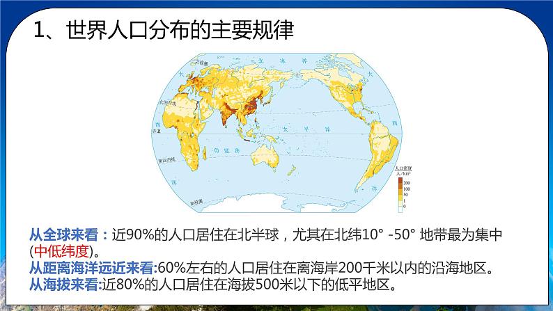 1.1人口分布（精品课件）第7页