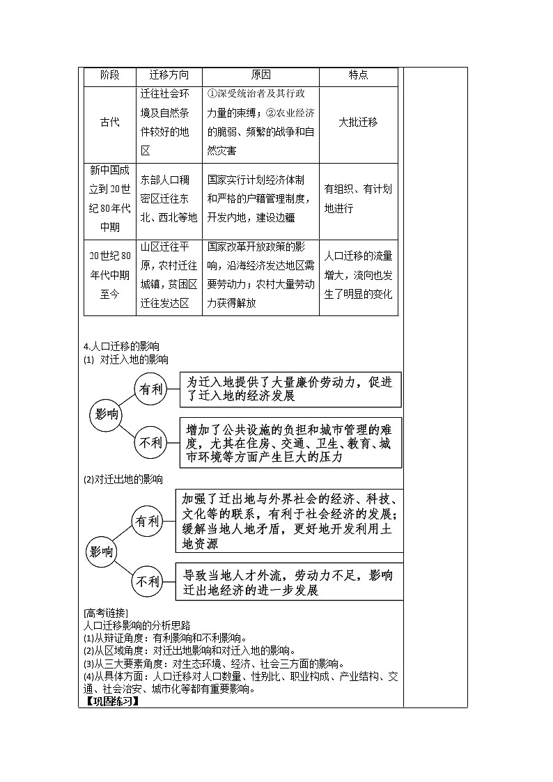 1.2 人口迁移 课件+练习+教案+导学案02