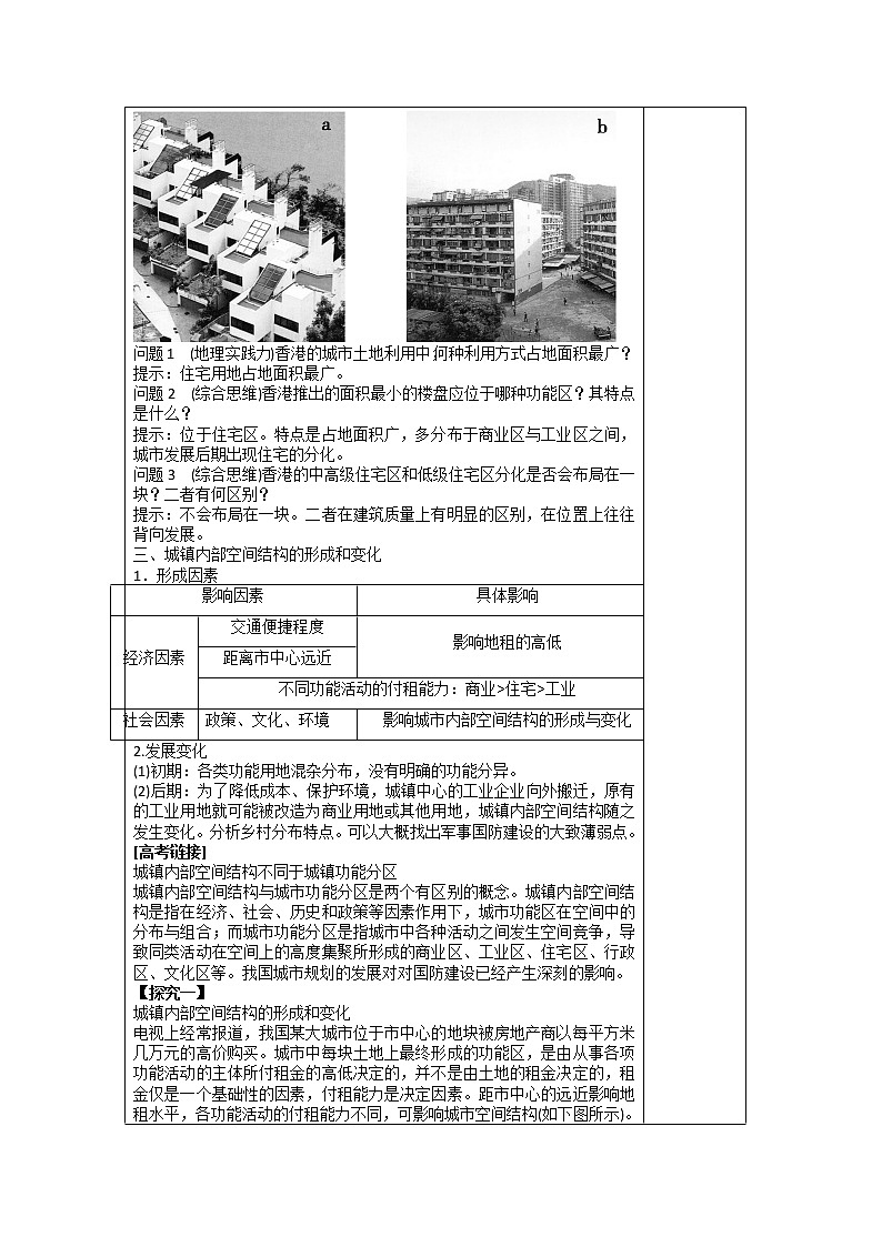 2.1 乡村和城镇空间结构 课件+练习+教案+导学案02