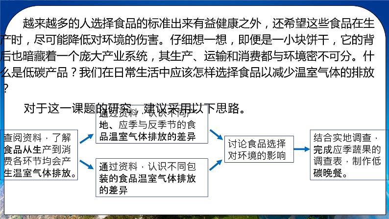 问题探究：低碳食品知多少（课件）04