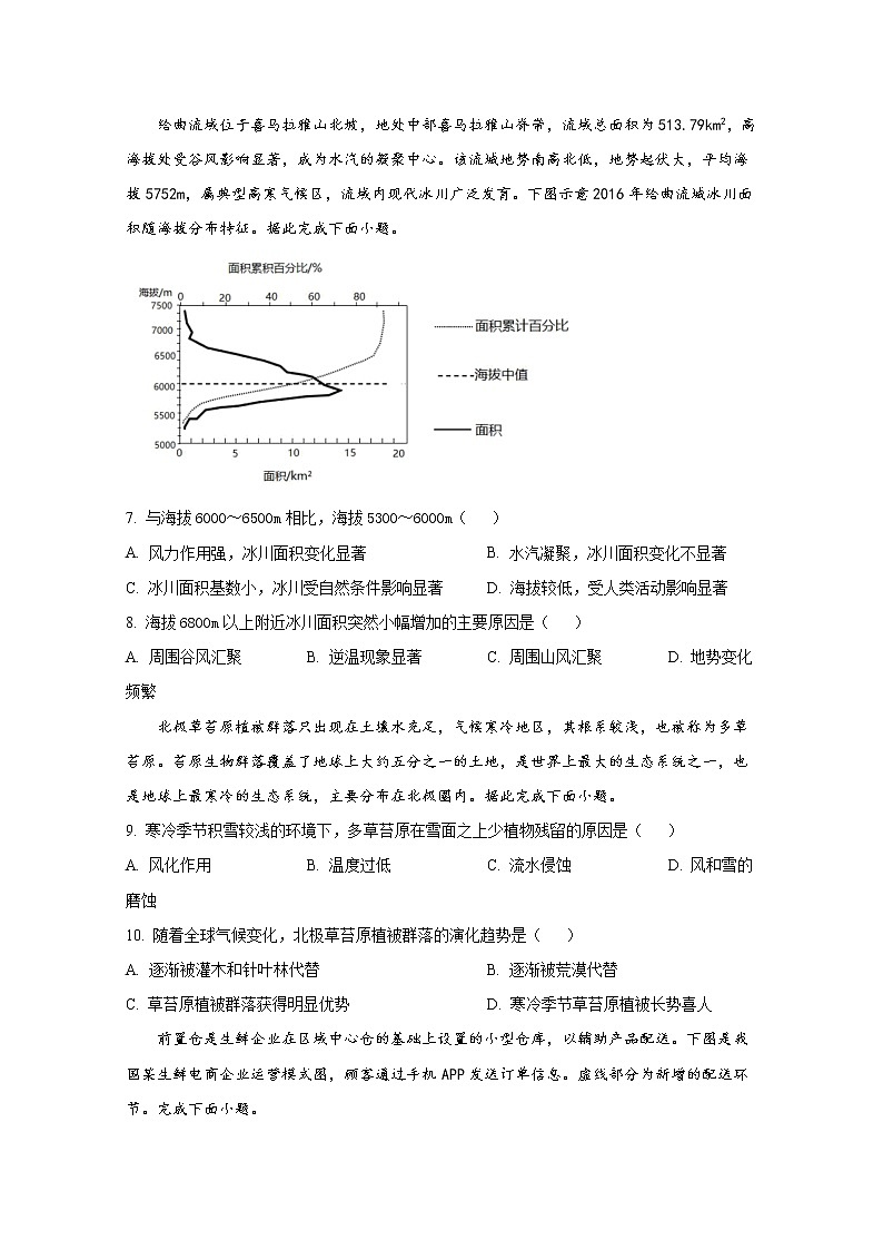 广东省深圳市福田区红岭中学2022-2023学年高三地理上学期第一次统考试题（Word版附答案）第3页