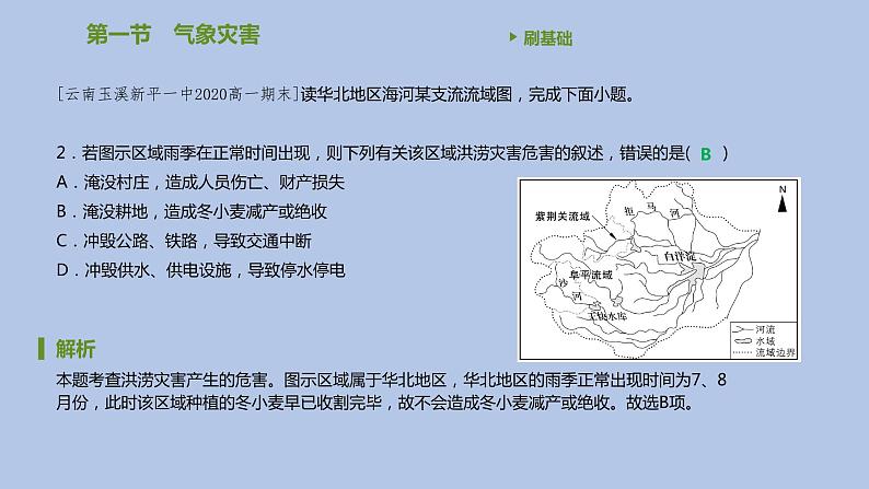 人教版高中地理必修第一册第六章第一节气象与水文灾害课件第3页