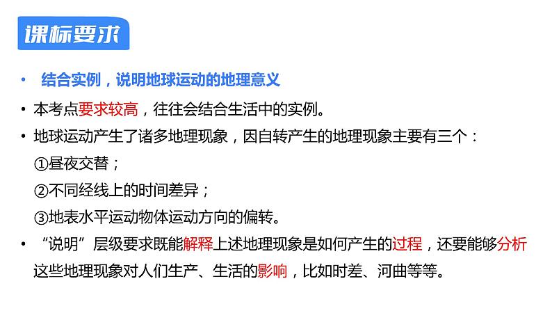 【备战2023高考】地理考点全复习——05《地球自转》复习课件（新教材新高考）02