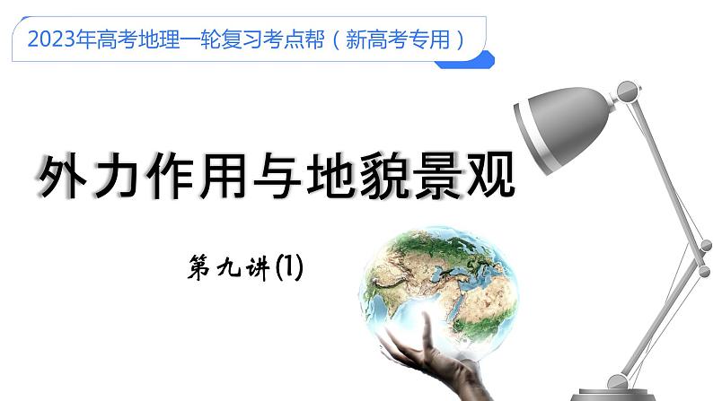 【备战2023高考】地理考点全复习——09《外力作用与地貌景观（1）》复习课件（新教材新高考）01