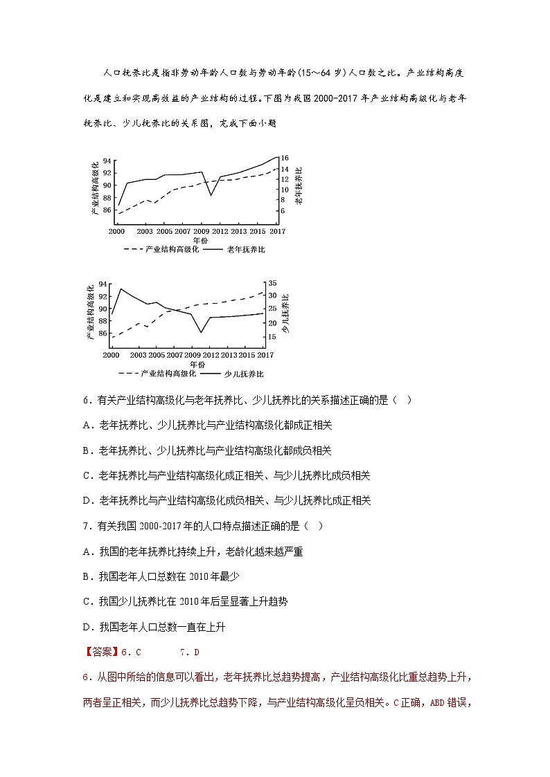 【备战2023高考】地理考点全复习——25《人口增长与人口迁移》精选题（含解析）（新教材新高考）03