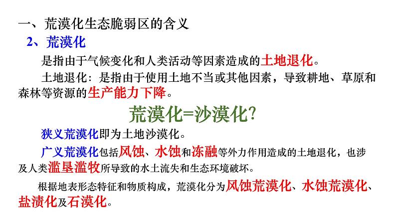 2.4 生态脆弱区的综合治理 课件03