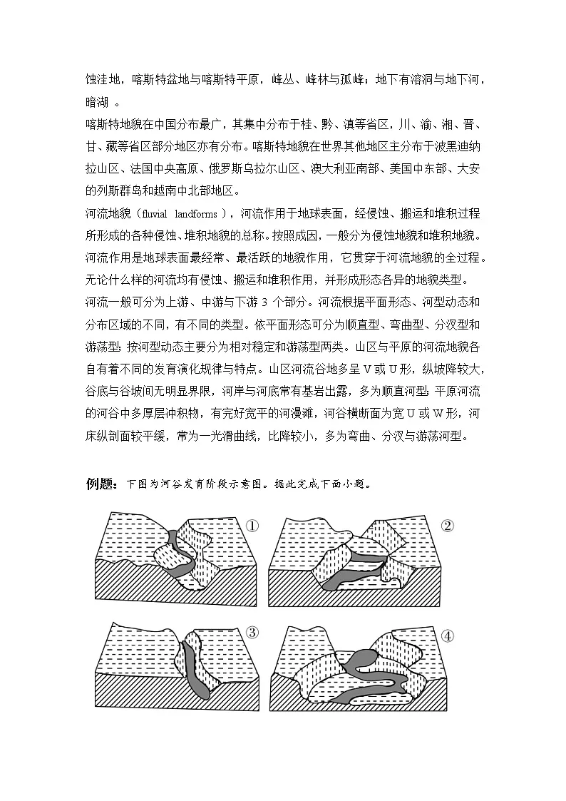 第四章_地貌—2022-2023学年高一地理人教版（2019）必修第一册大单元“四步复习法”第2页