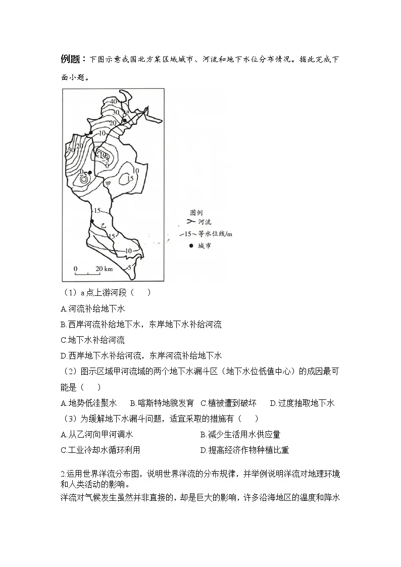 第四章_水的运动—2022-2023学年高二地理人教版（2019）选择性必修1大单元“四步复习法”第3页