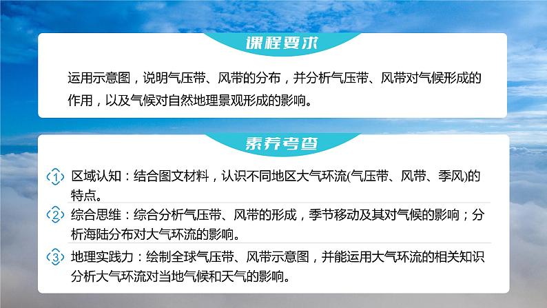 2023年高考地理一轮复习（新人教版） 第1部分 第3章 第3讲 课时19　海陆分布对气压带和风带的影响 课件02