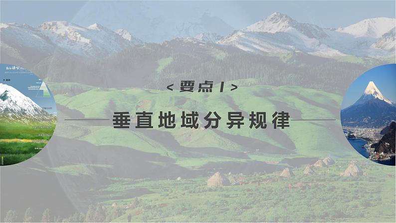 2023年高考地理一轮复习（新人教版） 第1部分 第6章 第2讲  课时42  垂直地域分异规律 课件05