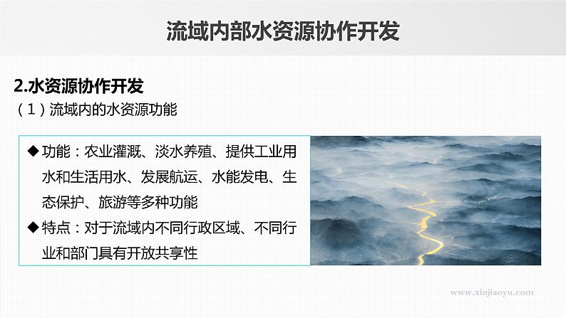 2023年高考地理一轮复习（新人教版） 第3部分 第4章 课时70流域内协调发展第6页