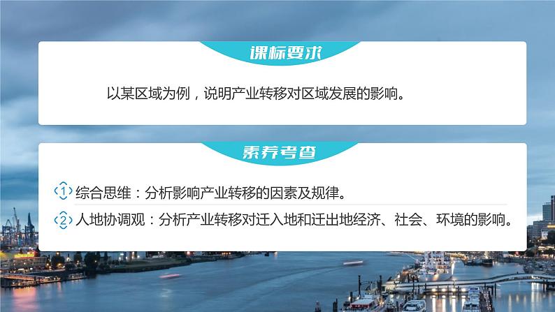 2023年高考地理一轮复习（新人教版） 第3部分 第4章 课时72产业转移 课件02