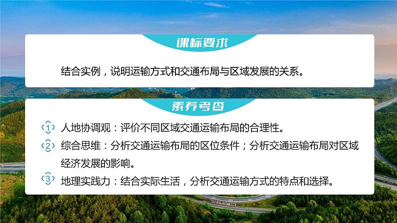 2023年高考地理一轮复习（新人教版） 第2部分 第4章 课时59交通运输布局对区域发展的影响 课件02