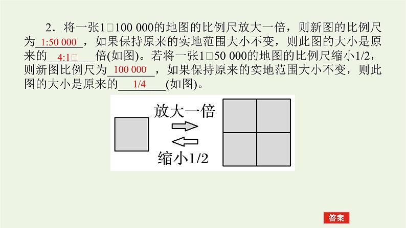 统考版2022届高考地理一轮复习第2讲地图基础知识课件第8页