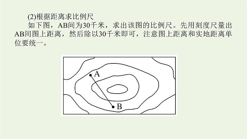 统考版2022届高考地理一轮复习第2讲第1课时地图三要素等高线地形图判读及地形剖面图课件第8页