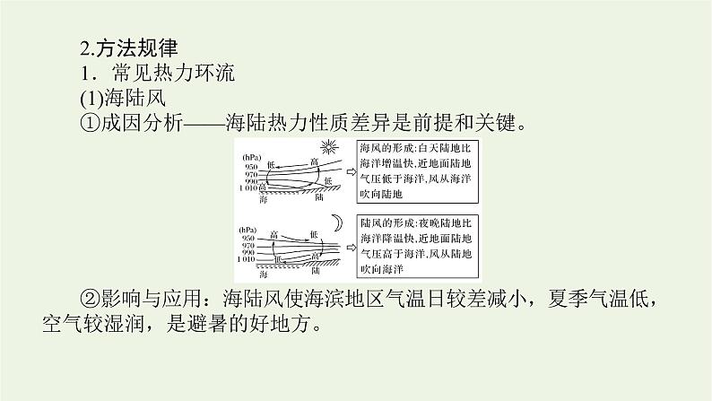 统考版2022届高考地理一轮复习第6讲冷热不均引起大气运动课件+学案07