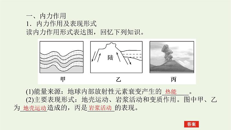 统考版2022届高考地理一轮复习第12讲内力作用与地表形态课件第7页